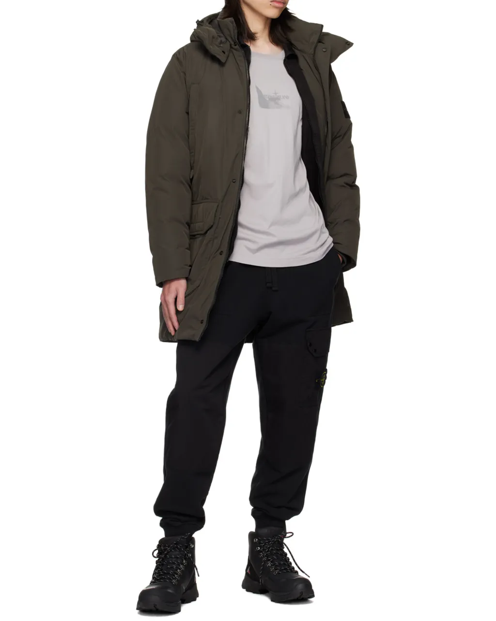 Logo Patch Drawstring Trousers