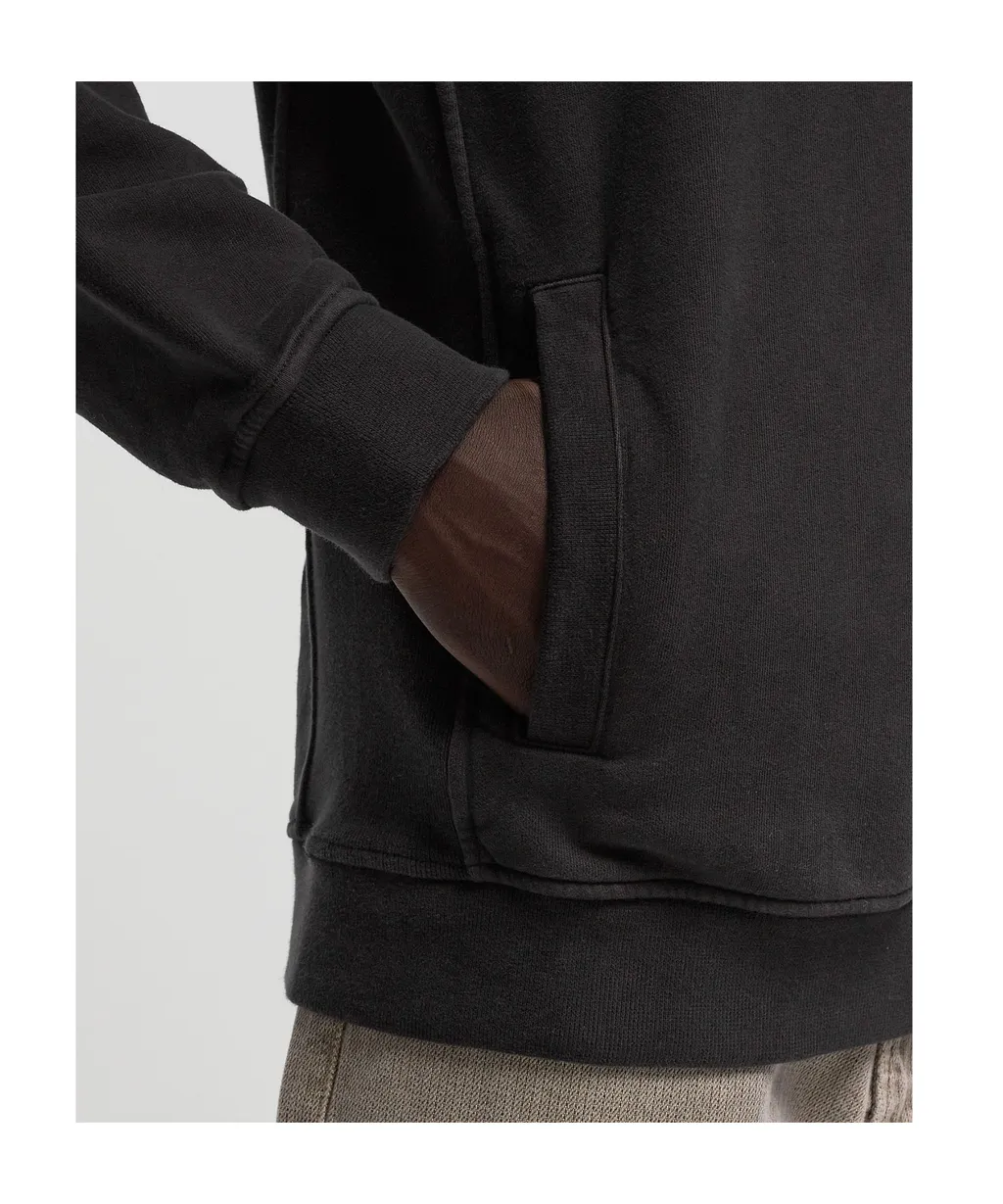 Logo Patch Drawstring Hoodie