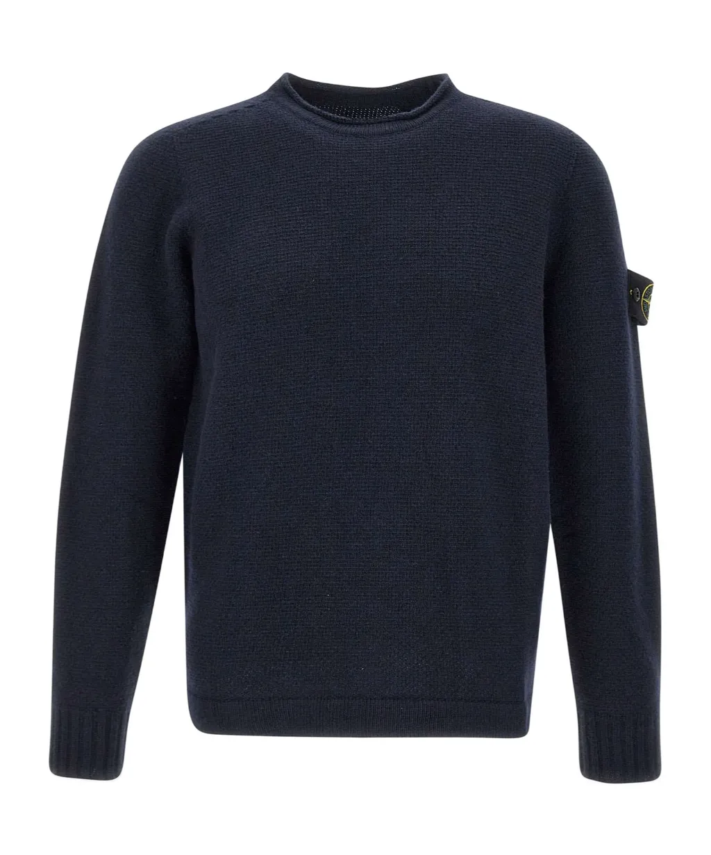 Logo Patch Crewneck Jumper