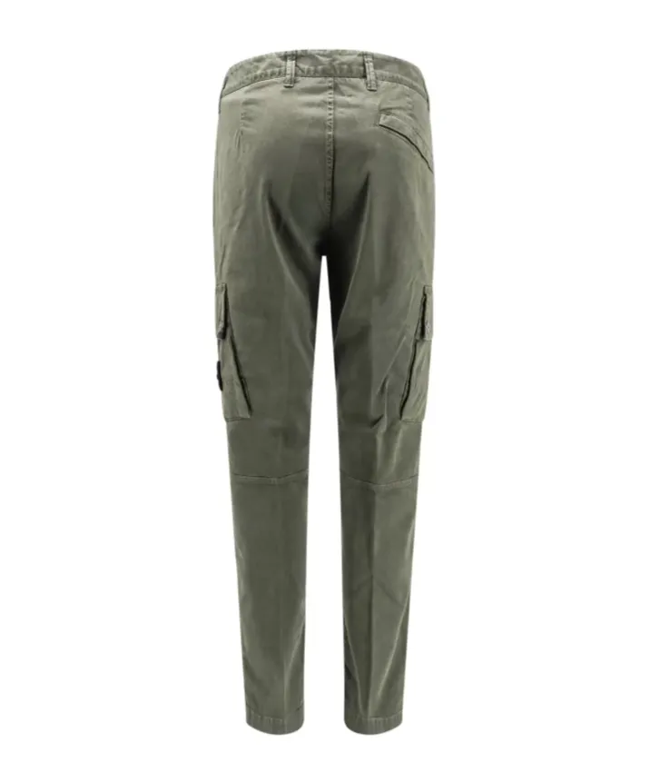 Logo Patch Straight Leg Pants