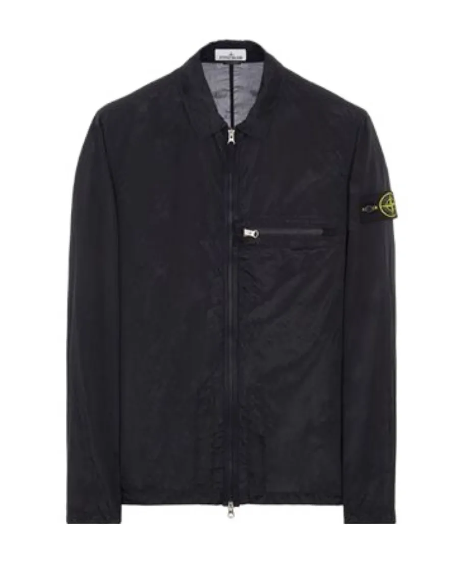Compass-Patch Zip-Up Jacket