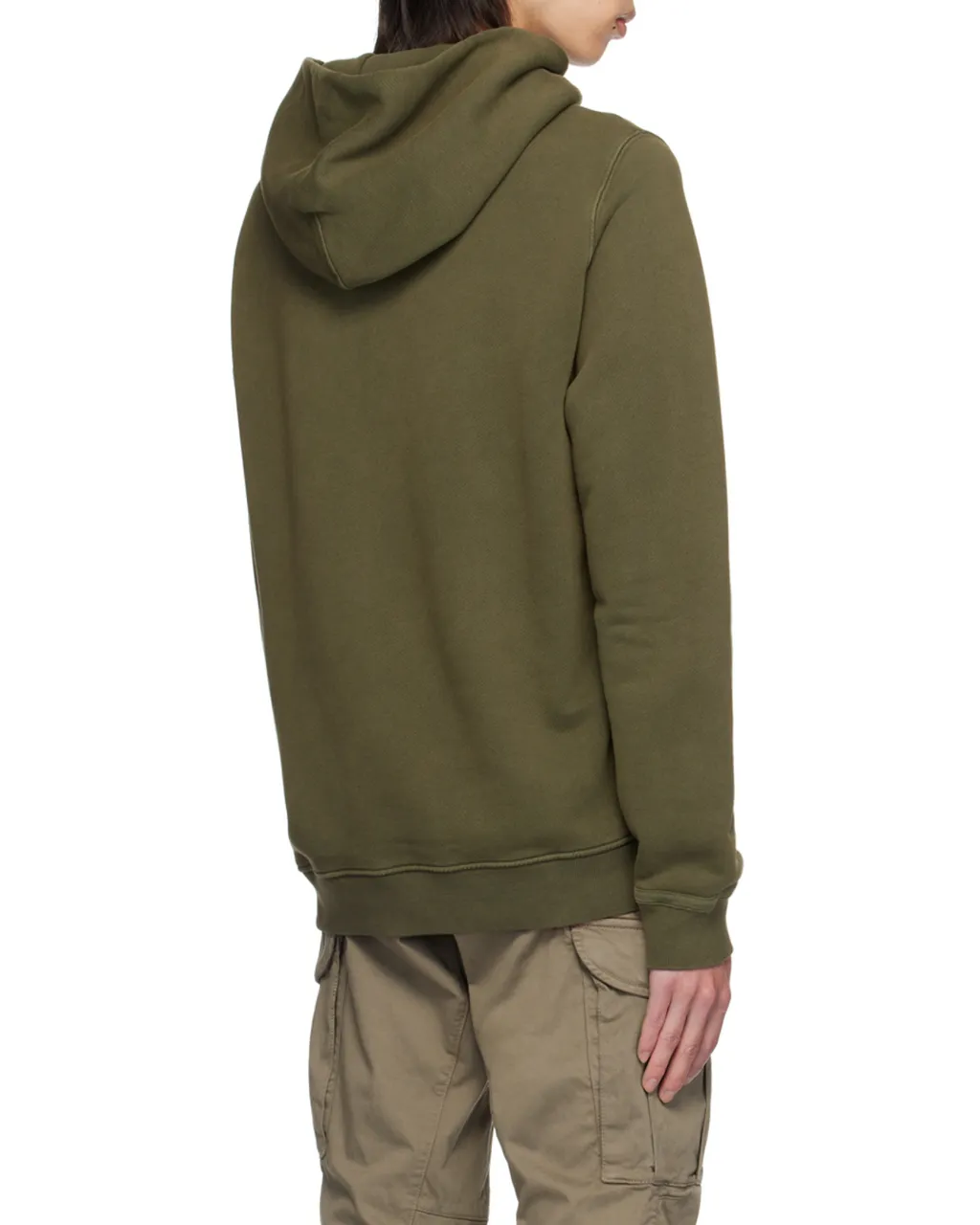 Long-Sleeved Compass Patch Hoodie