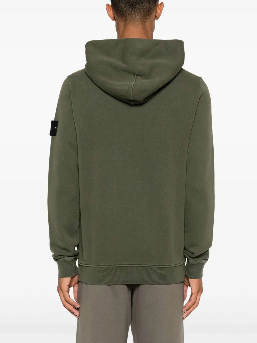 Long-Sleeved Compass Patch Hoodie