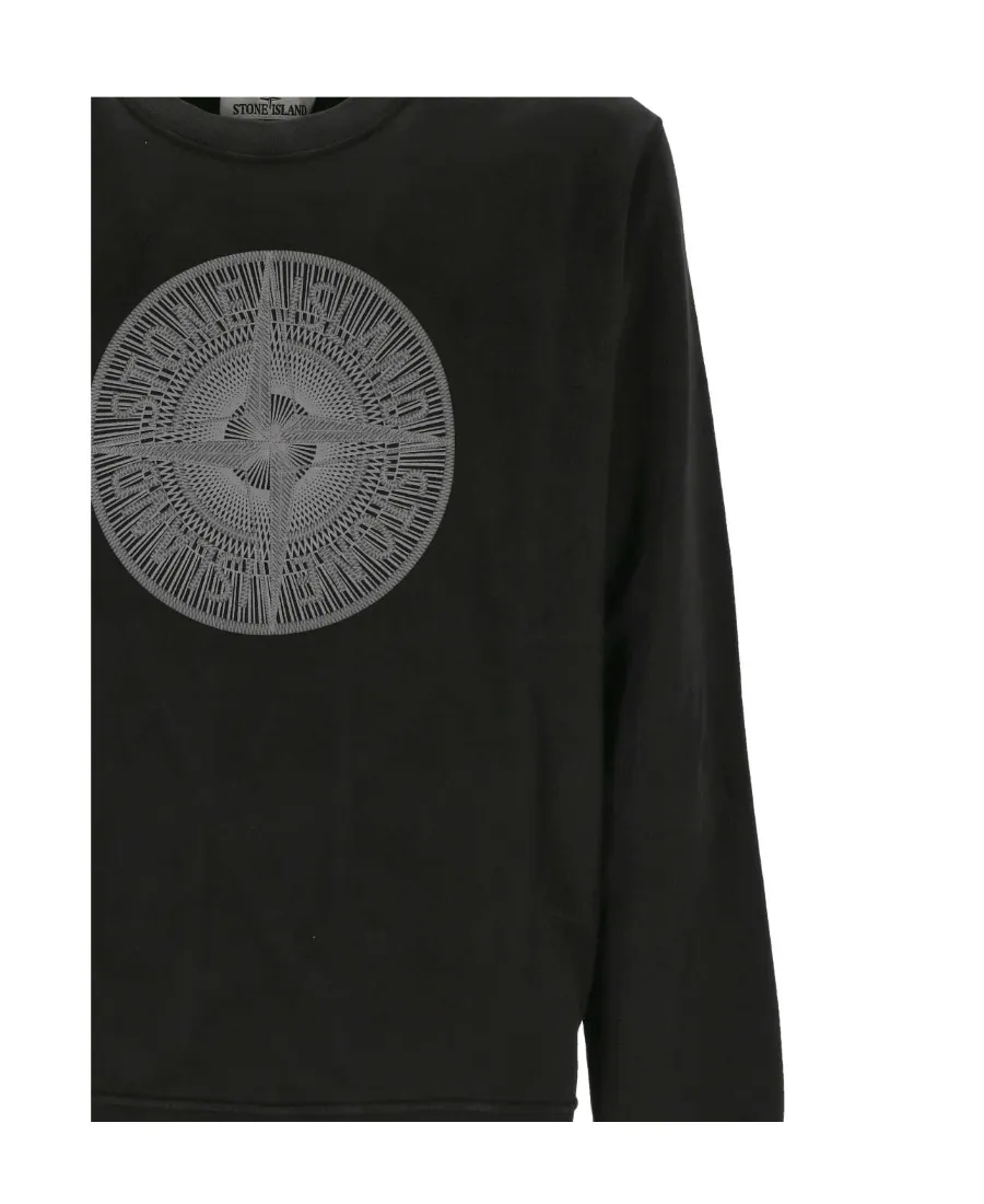 Logo Embroidered Crewneck Sweatshirt
