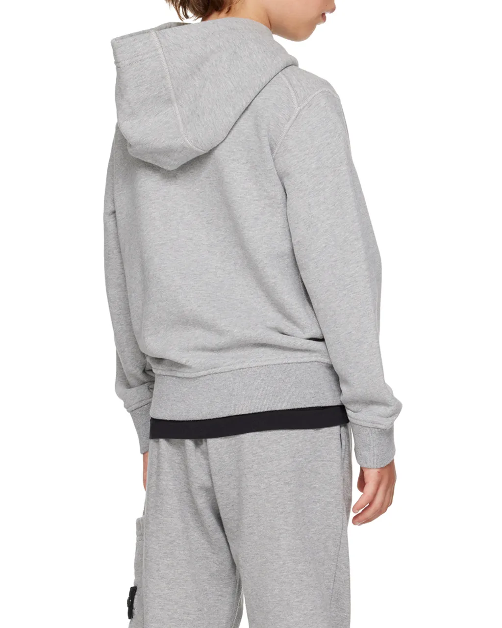 Junior Compass-Badge Long-Sleeved Hoodie