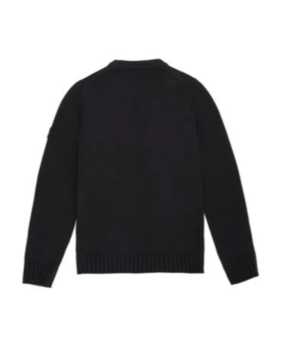 Junior Logo Patch Crewneck Jumper