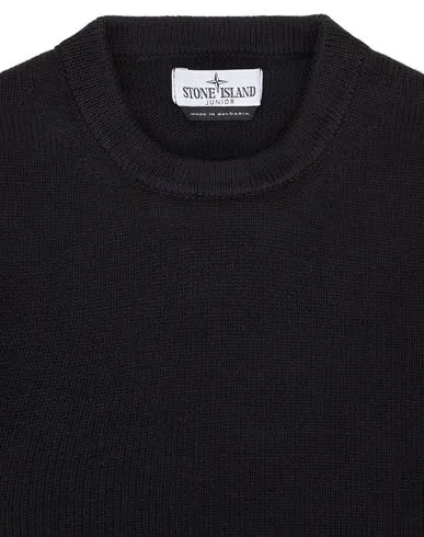 Junior Logo Patch Crewneck Jumper