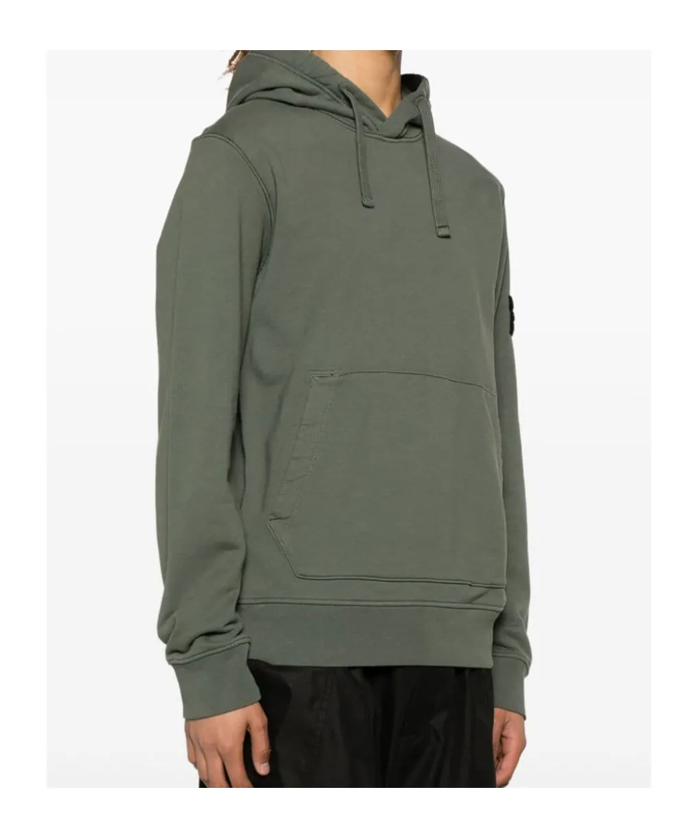 Compass-Badge Cotton Hoodie