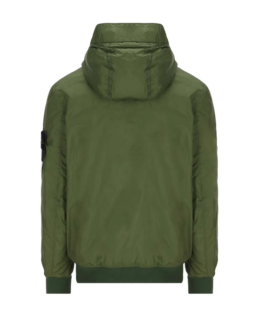 Logo-Patch Zip-Fastening Jacket