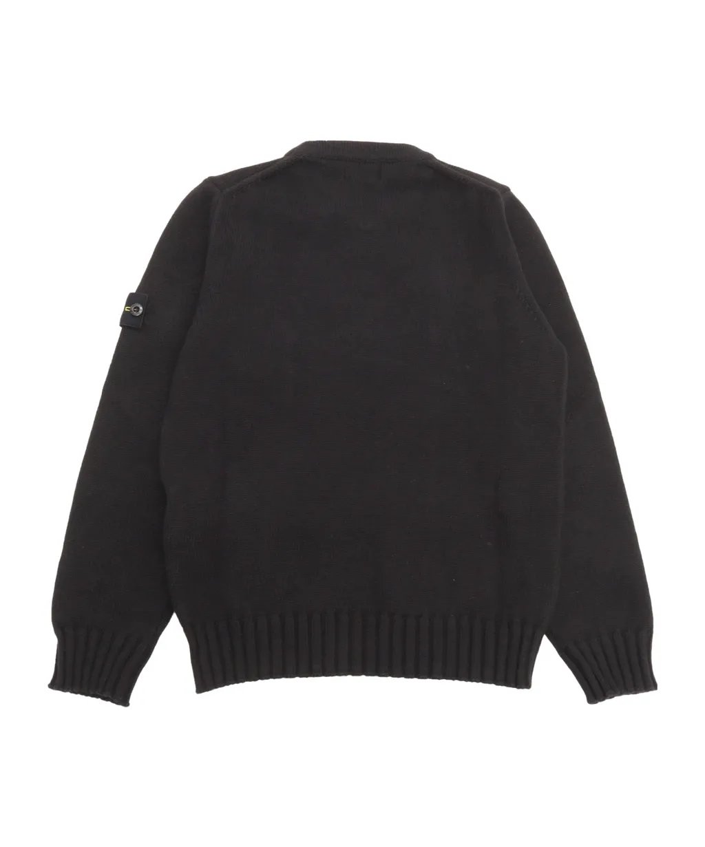 Junior Logo Patch Crewneck Jumper