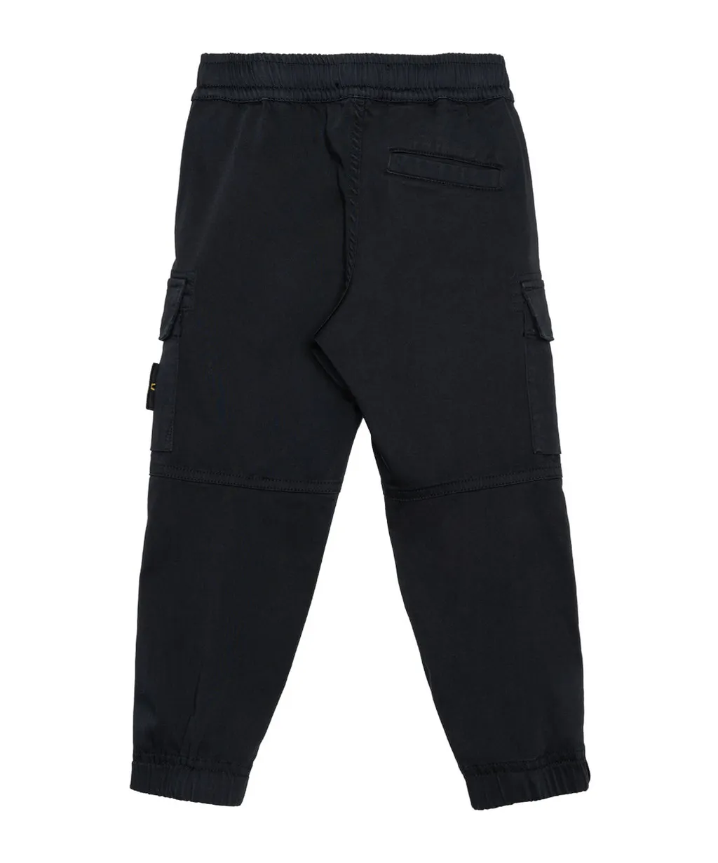Compass-Badge Tapered Trousers