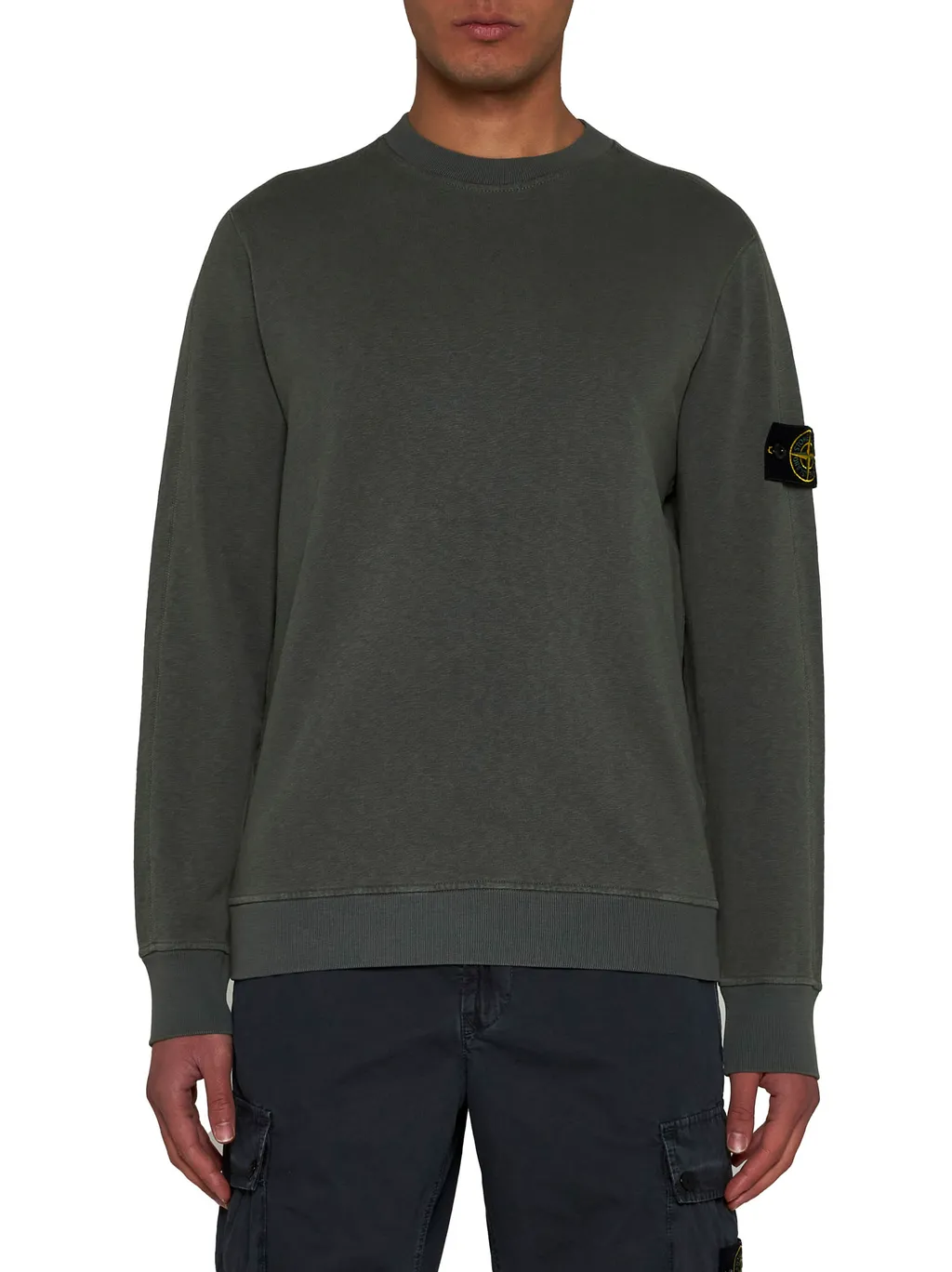 Logo Patch Crewneck Sweatshirt
