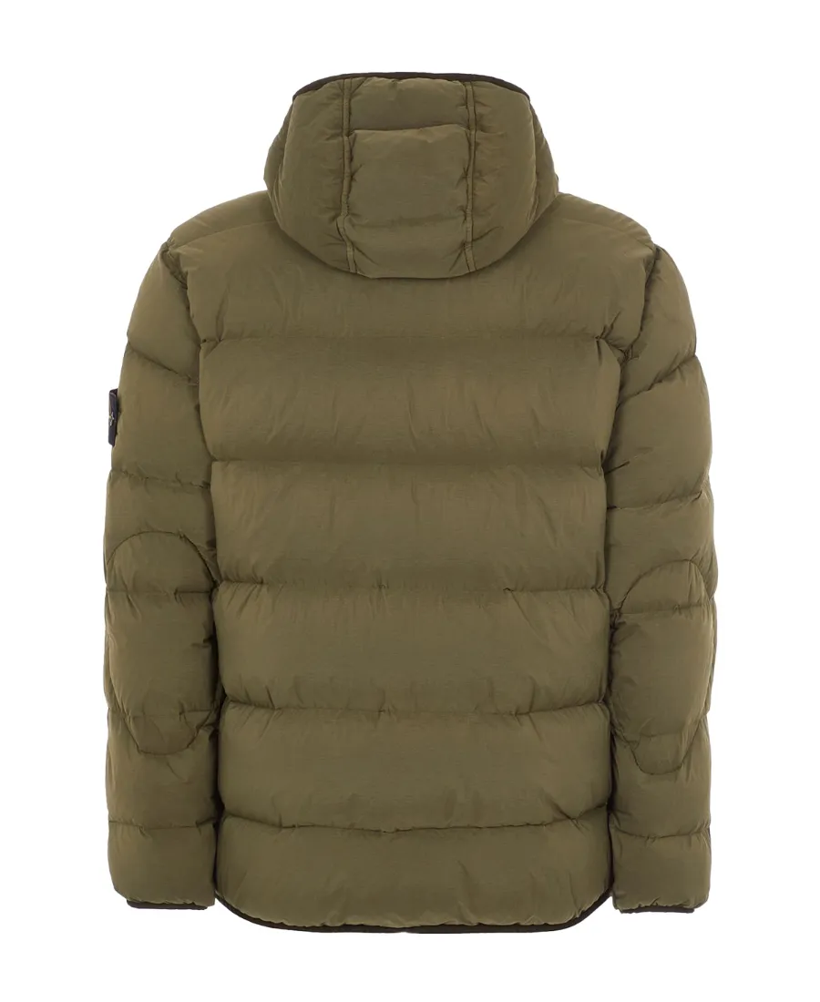 Compass Patch Zip-Up Puffer Jacket