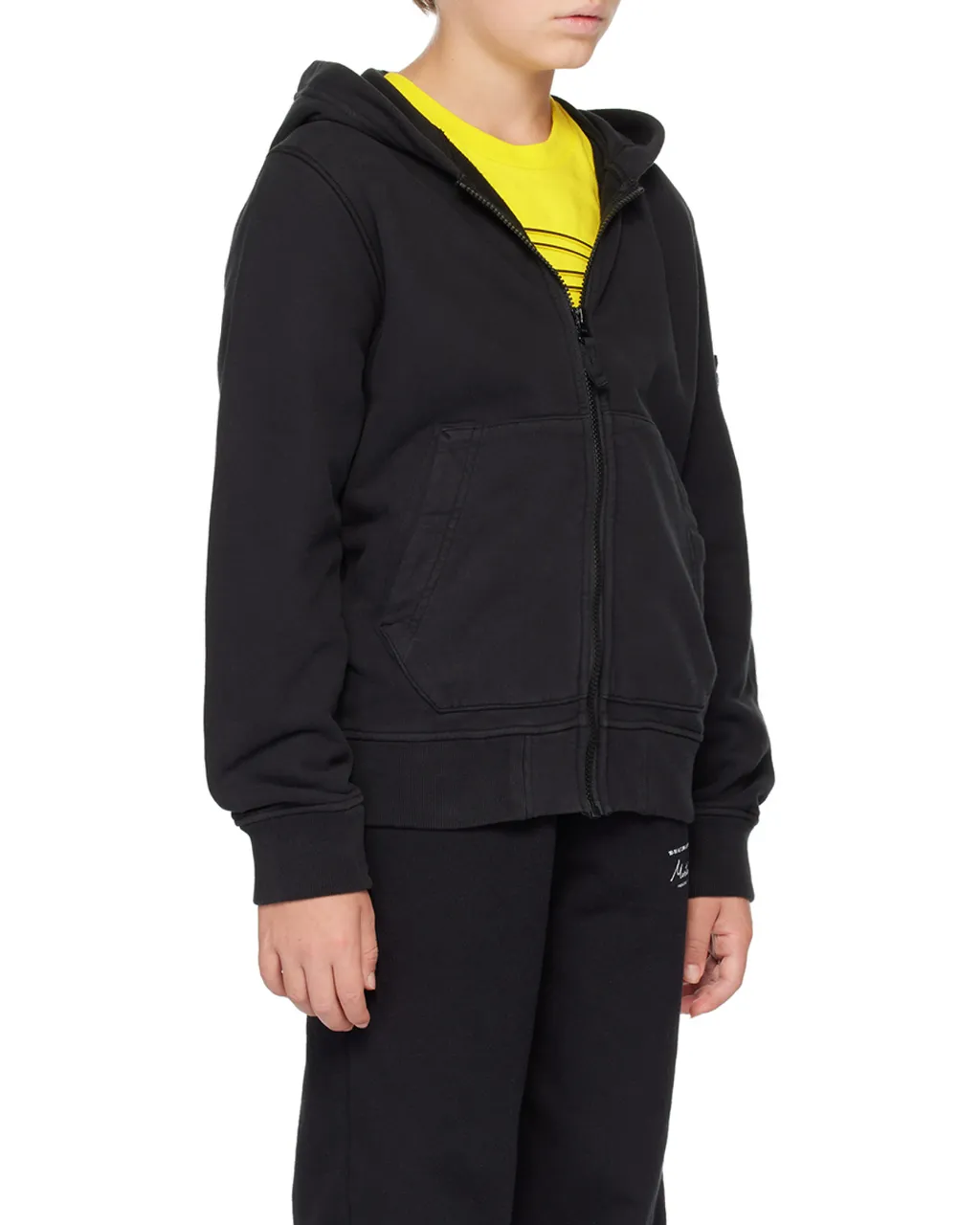 Compass Patch Zip-Up Hoodie