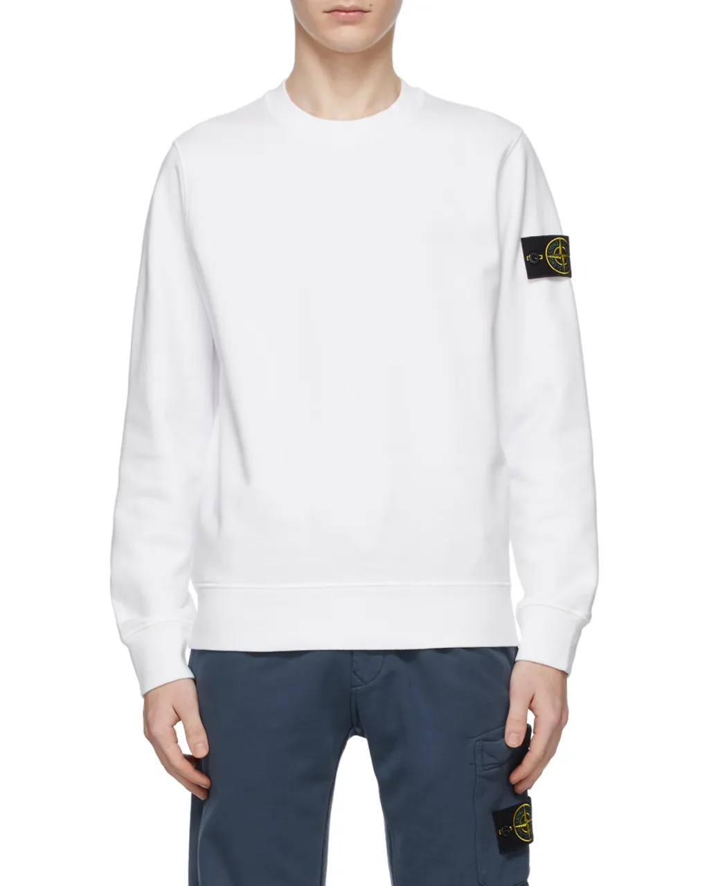 Logo Patch Crewneck Sweatshirt