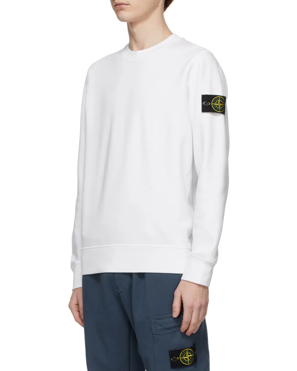 Logo Patch Crewneck Sweatshirt