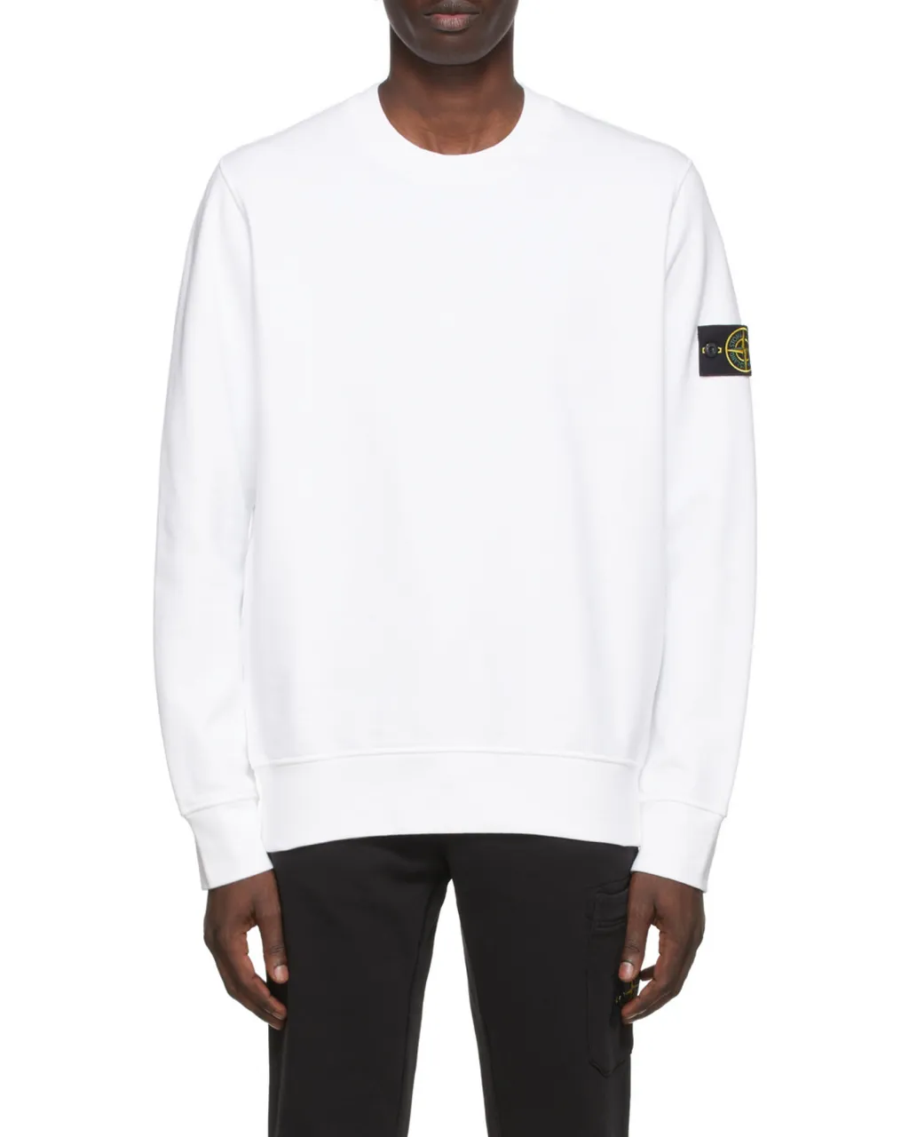 Logo Patch Crewneck Sweatshirt