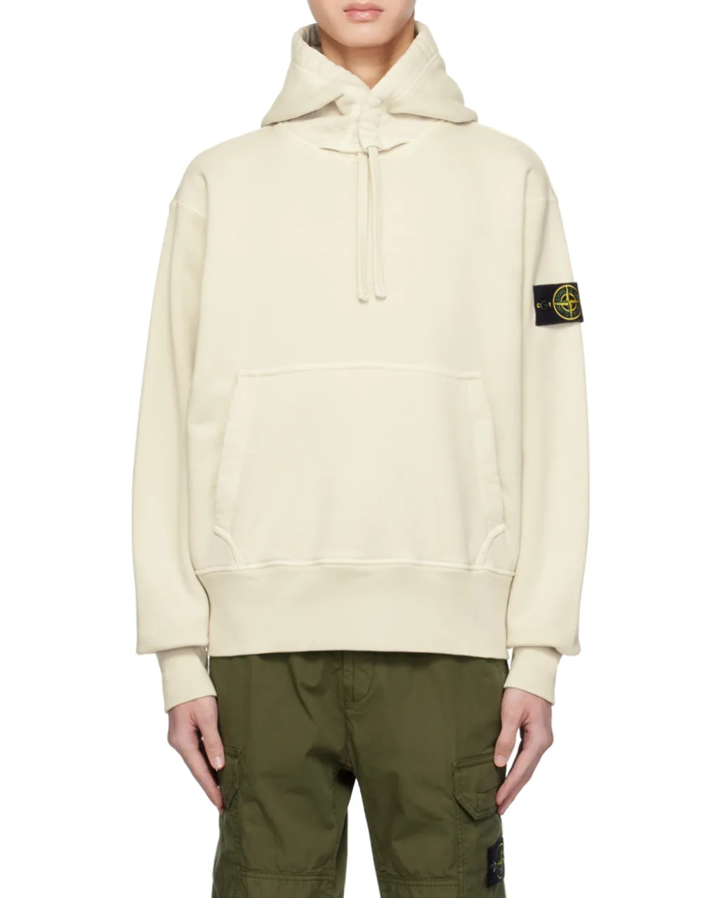 Compass Patch Drawstring Hoodie