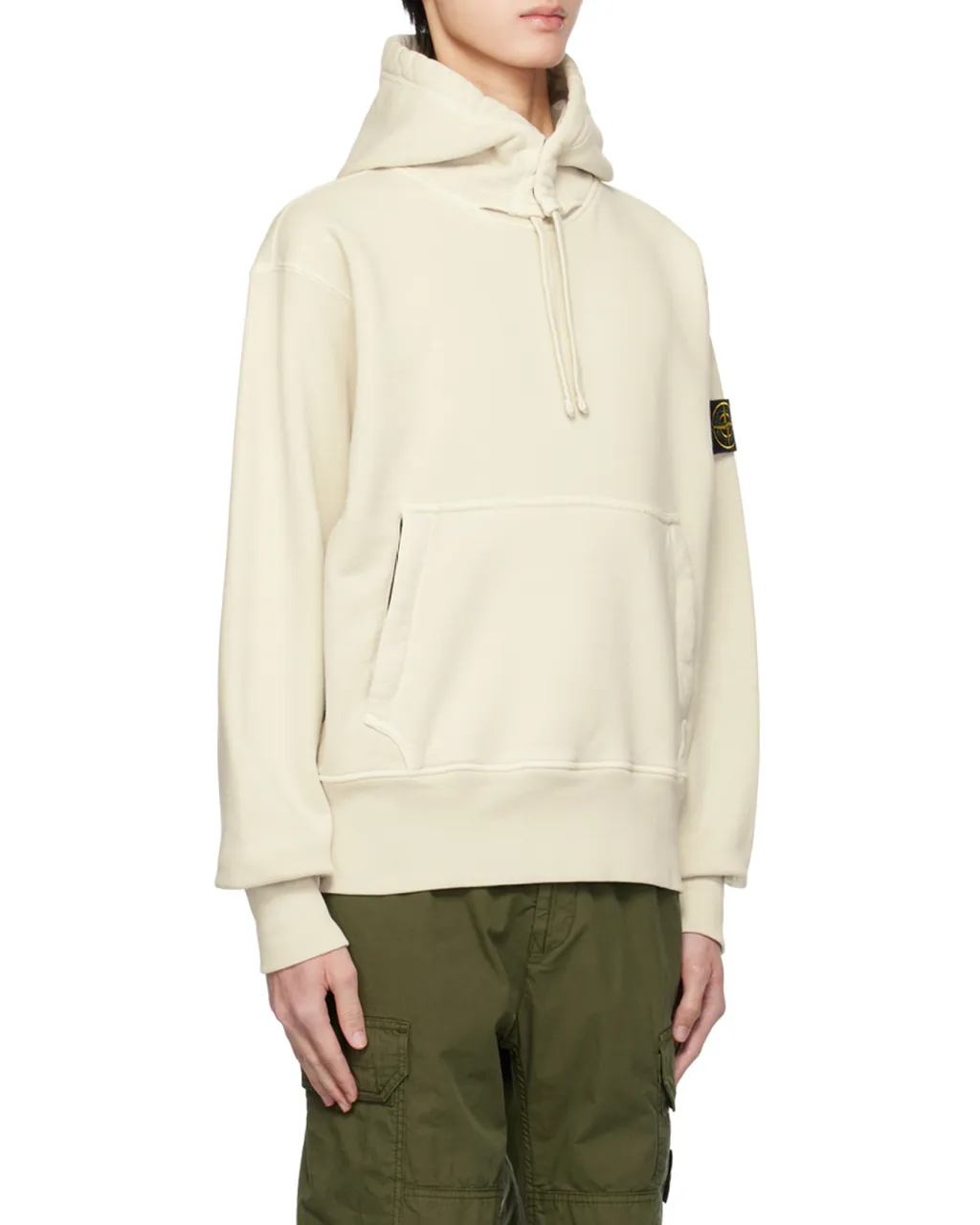 Compass Patch Drawstring Hoodie