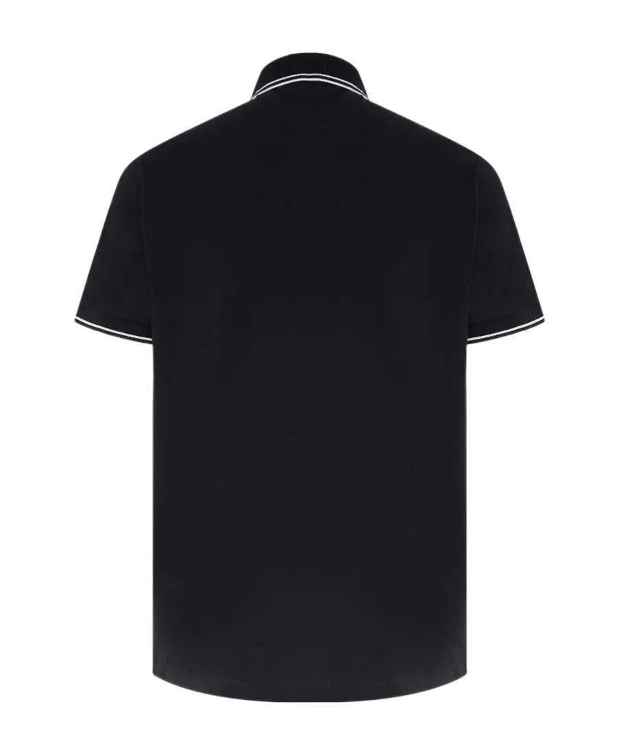 Logo Patch Short-Sleeved Polo Shirt