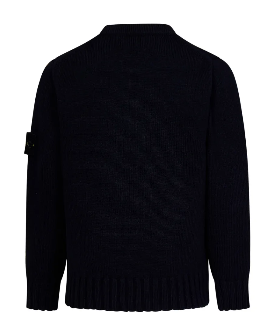 Junior Logo Patch Crewneck Jumper