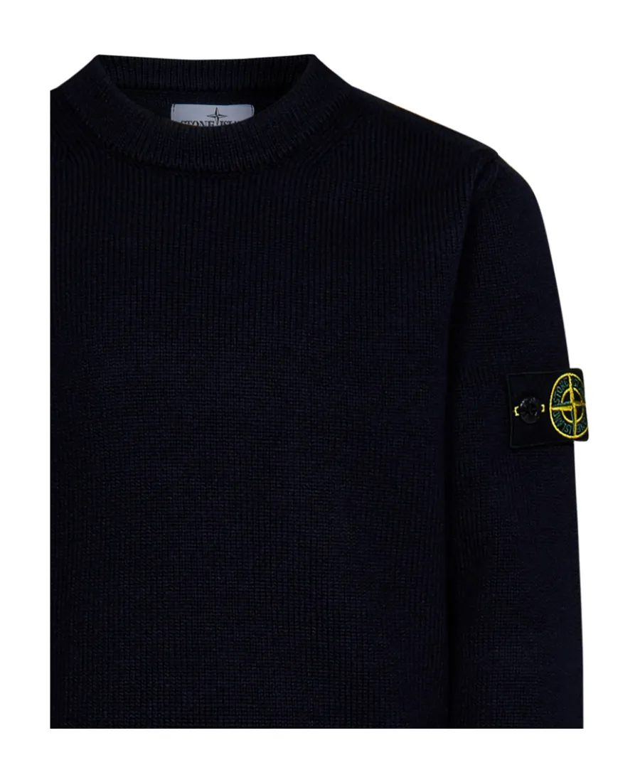 Junior Logo Patch Crewneck Jumper