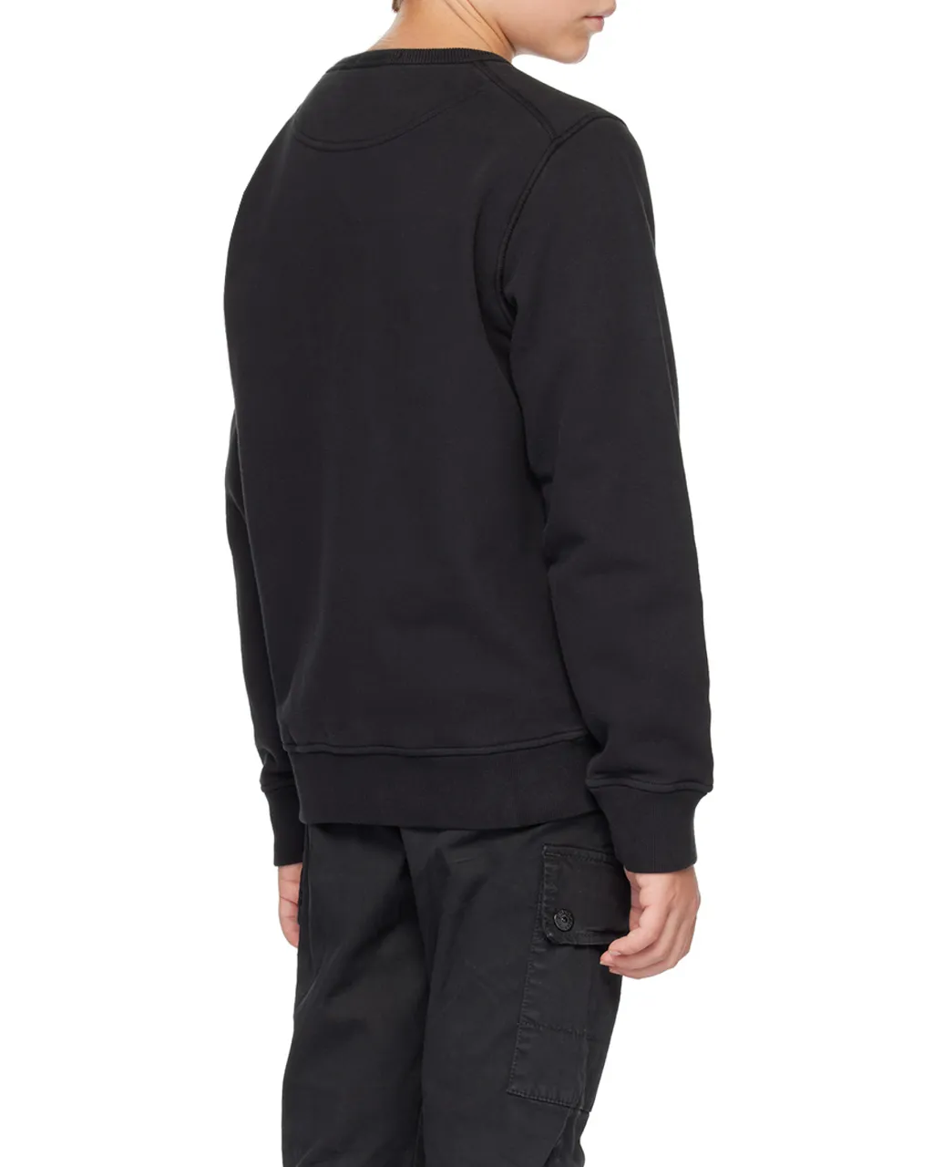 Junior Logo Patch Crewneck Sweatshirt