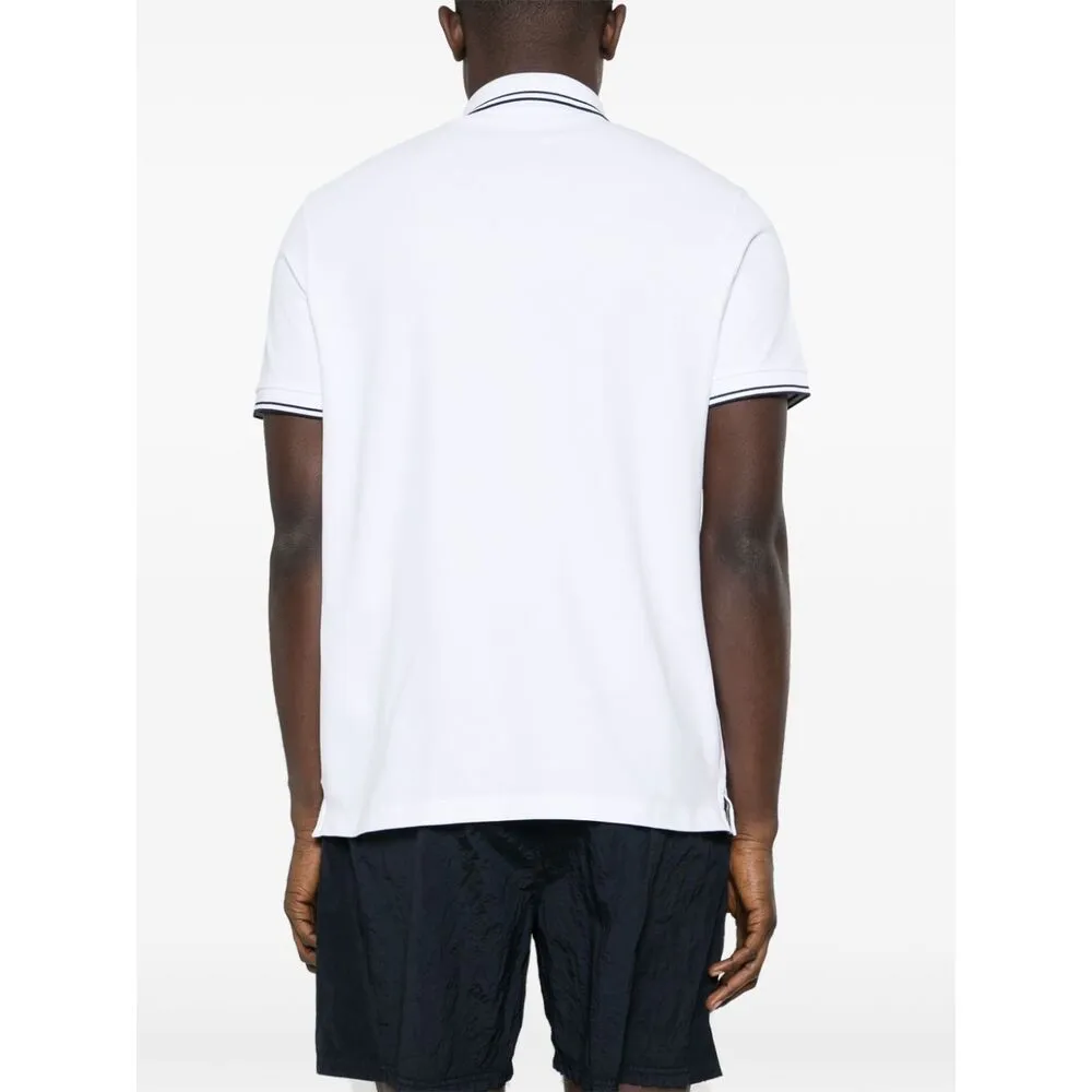 Logo Patch Short-Sleeved Polo Shirt