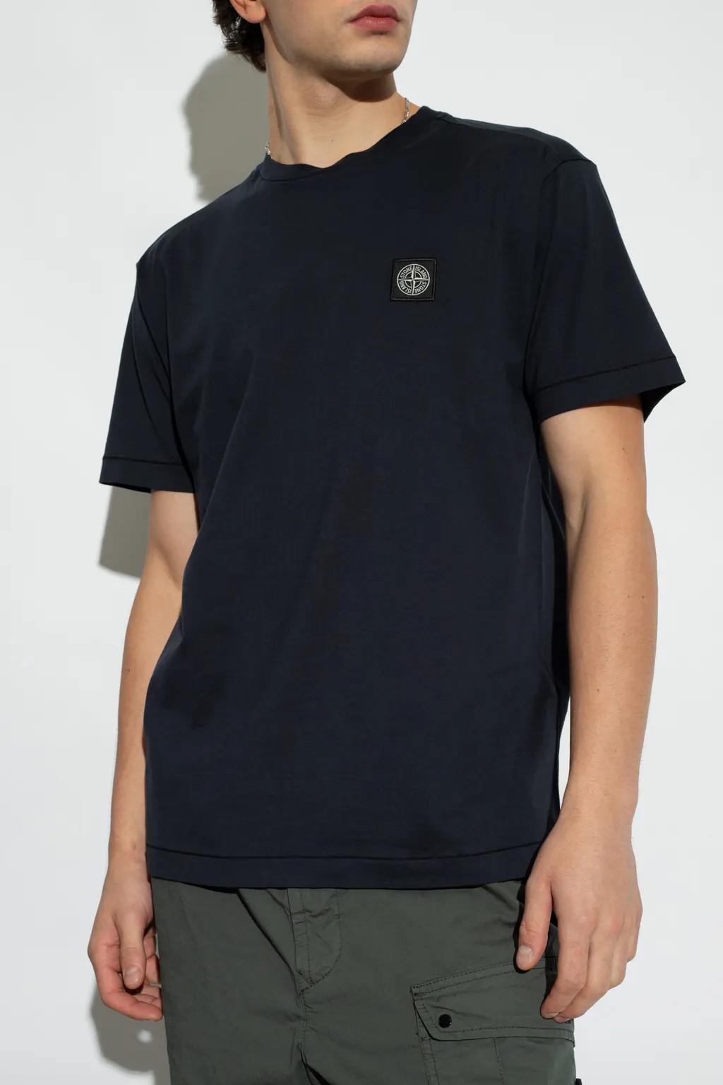 Logo Patch Crewneck T-Shirt