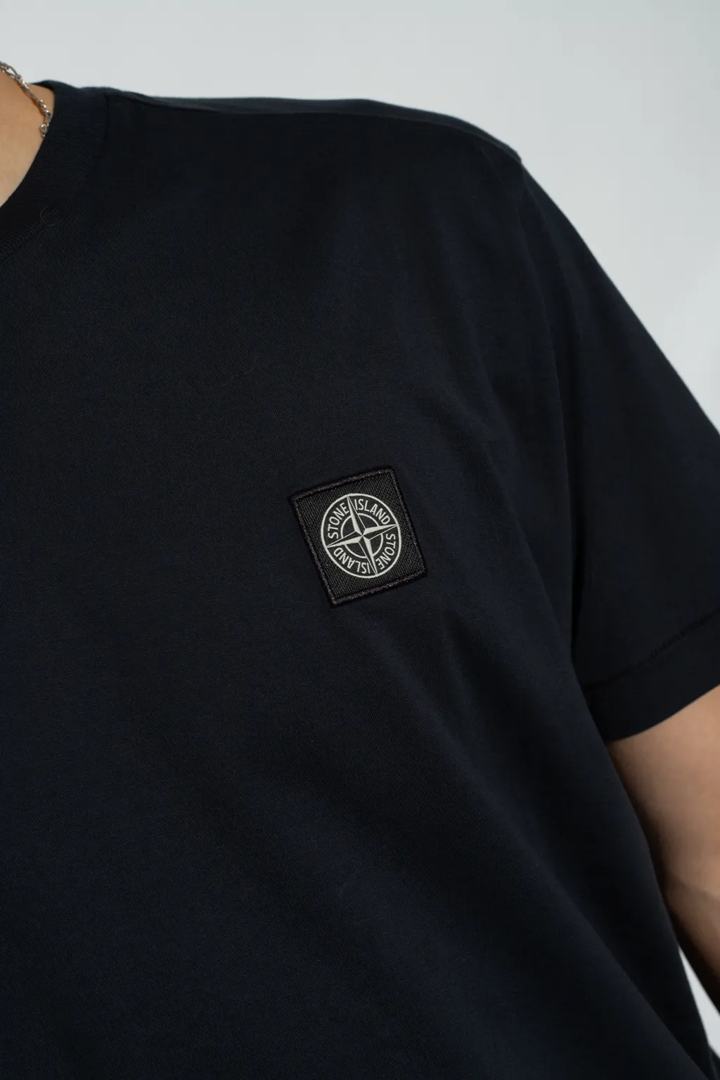 Logo Patch Crewneck T-Shirt