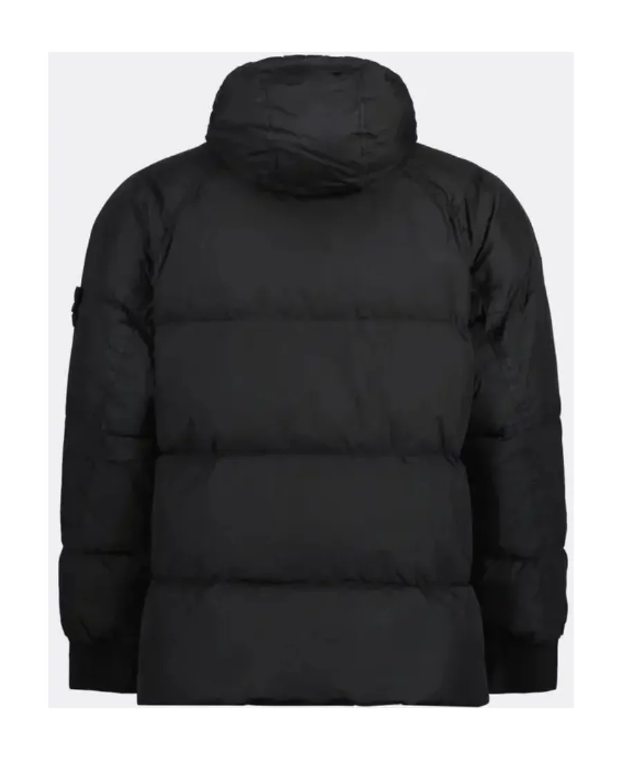 Compass-Patch Puffer Jacket