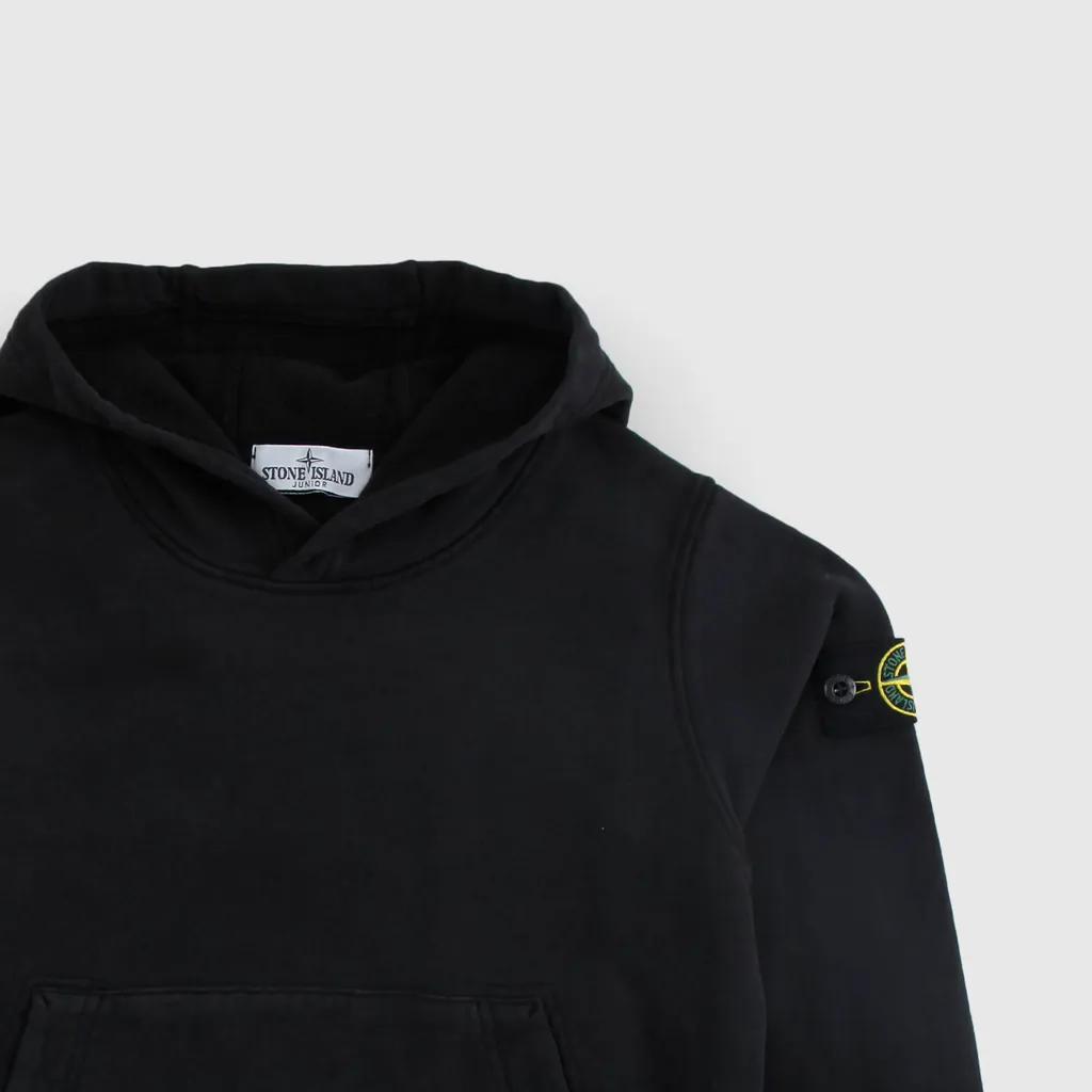 Compass-Badge Long-Sleeved Hoodie