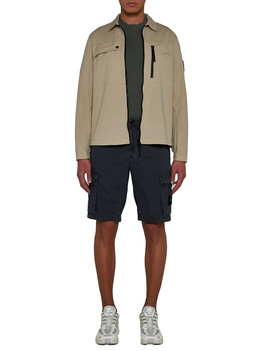 Logo Patch Zip-Up Jacket