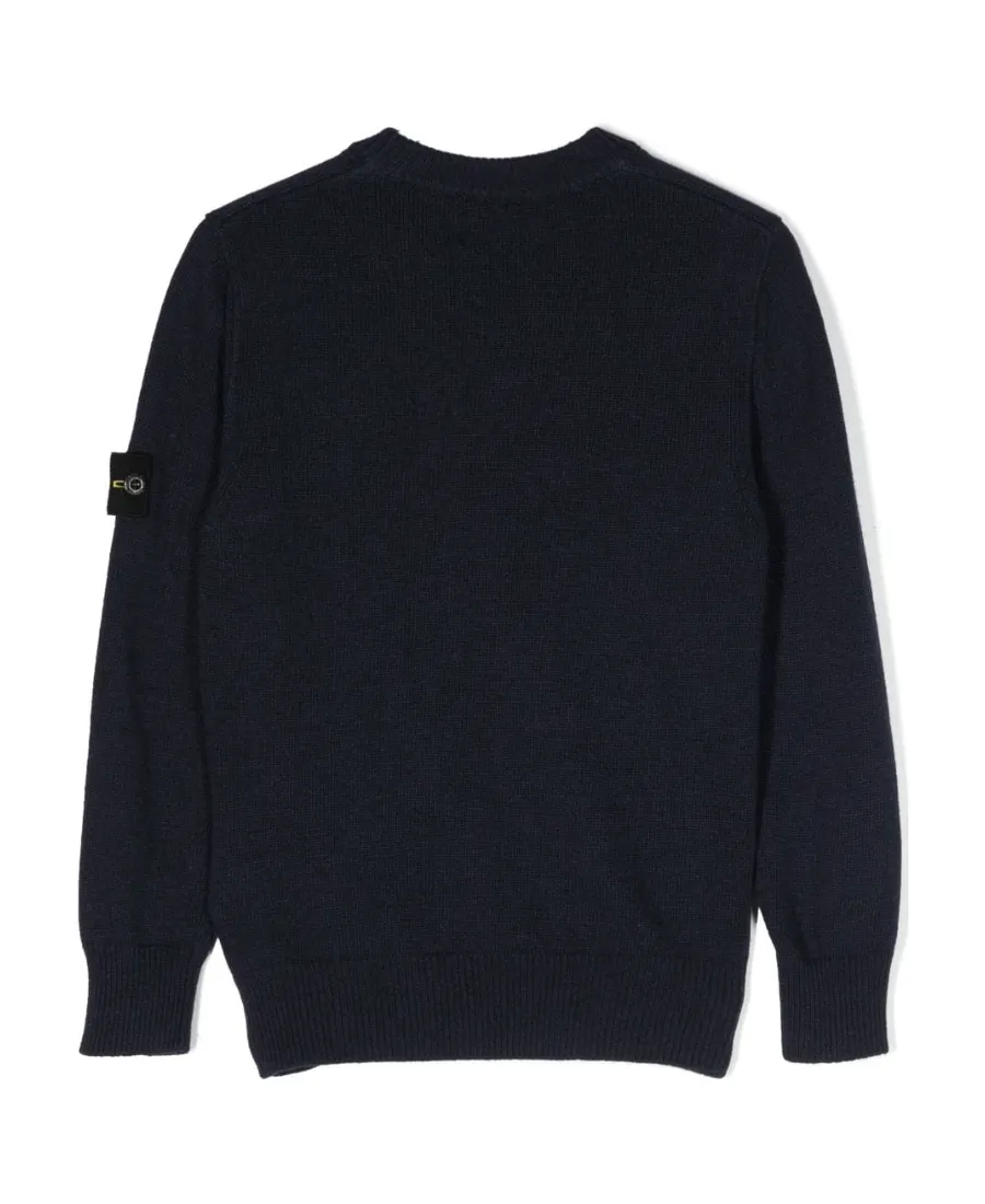 Logo Patch Crewneck Jumper