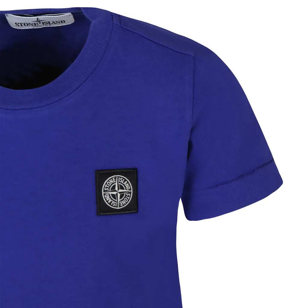 Compass-Motif Cotton T-Shirt