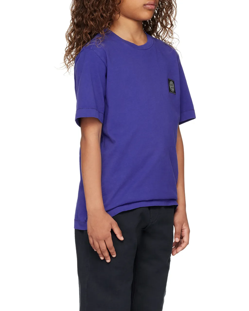 Compass-Motif Cotton T-Shirt
