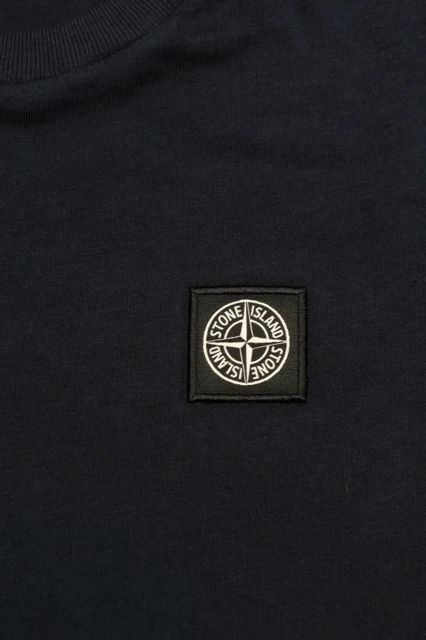 Junior Compass-Patch Crewneck T-Shirt