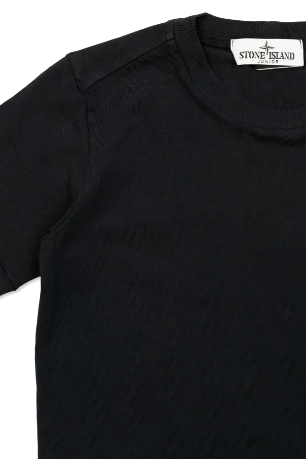 Junior Compass-Patch Crewneck T-Shirt