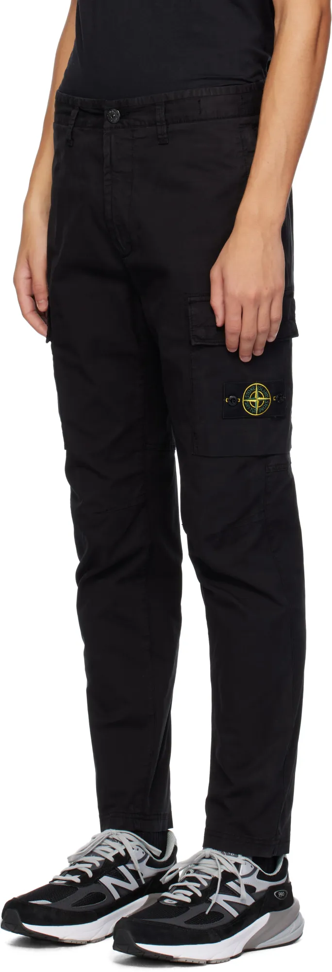 Logo Patch Cargo Pants