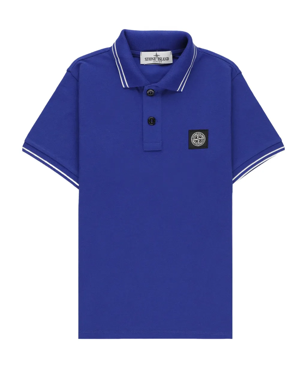 Junior Compass Patch Short-Sleeved Polo Shirt