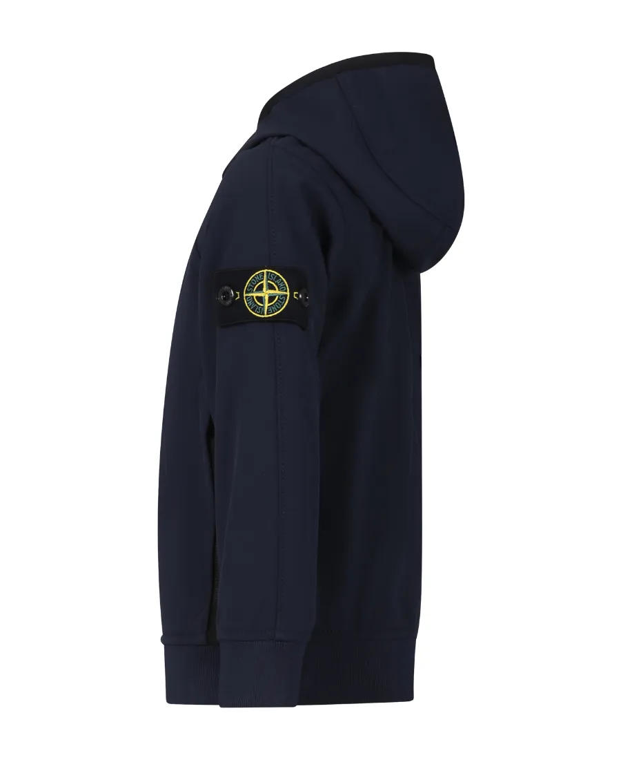 Zipped Straight Hem Hooded Jacket