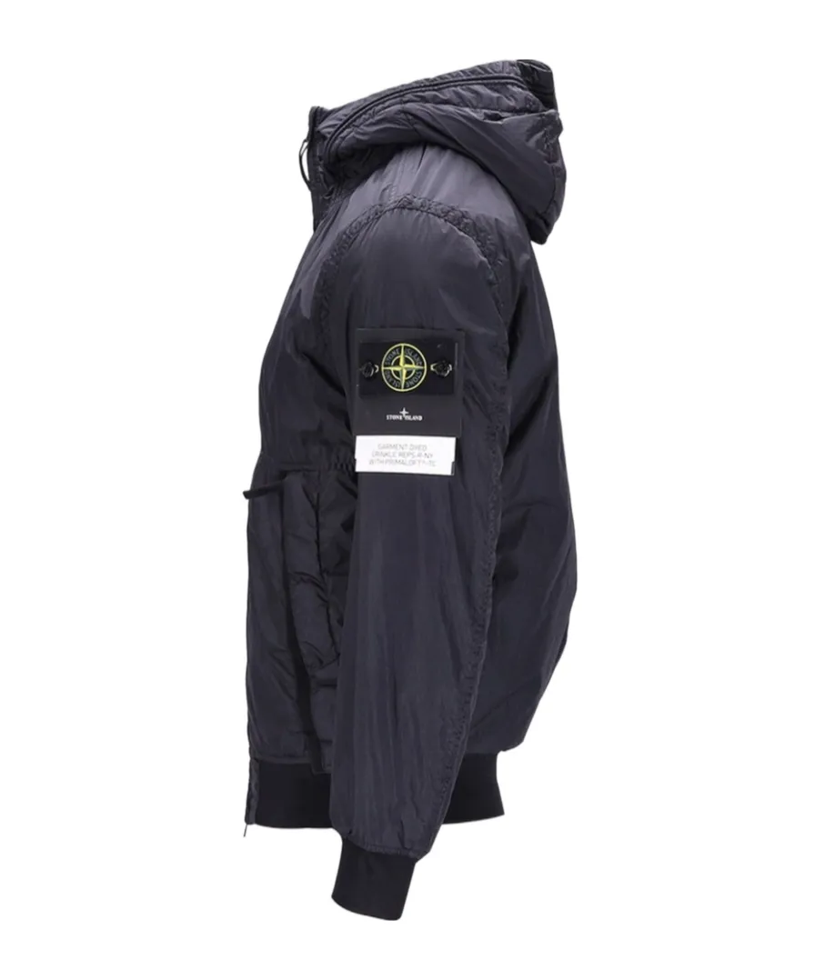 Logo Patch Hooded Track Jacket