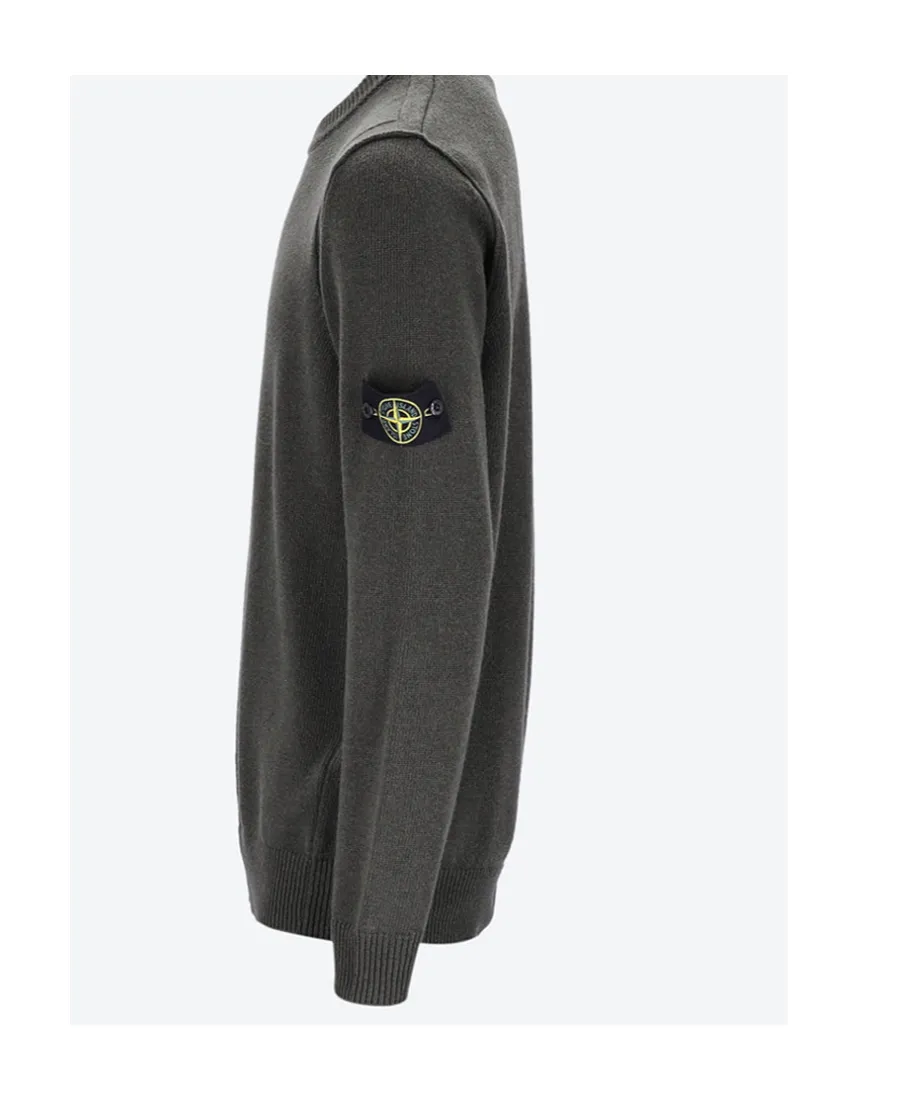 Logo Patch Crewneck Jumper