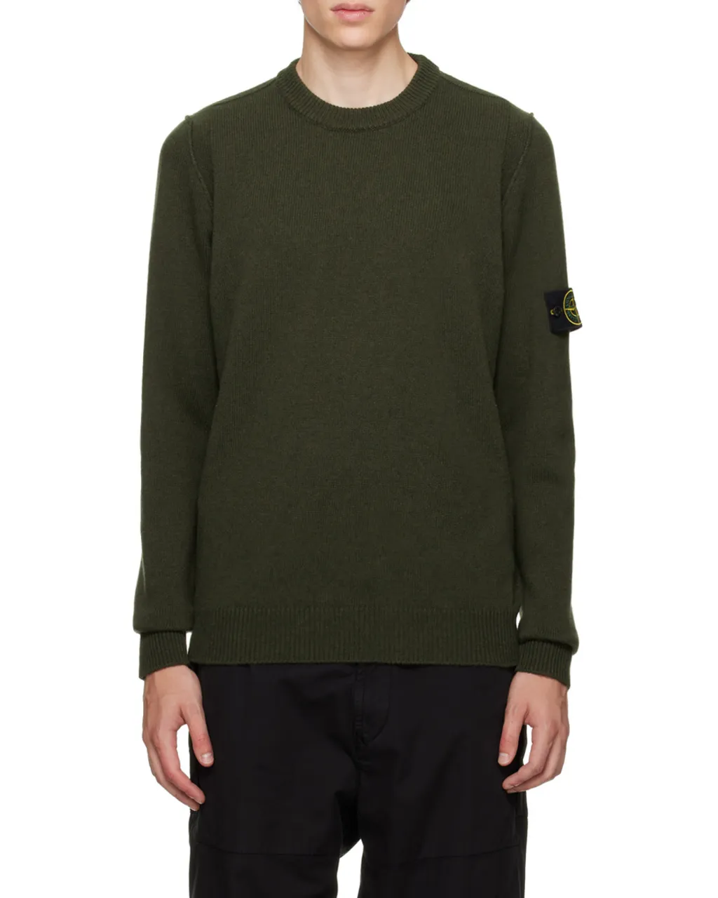 Logo Patch Crewneck Jumper
