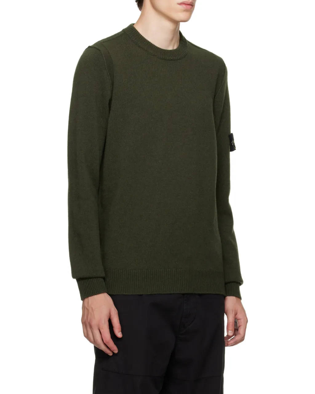 Logo Patch Crewneck Jumper