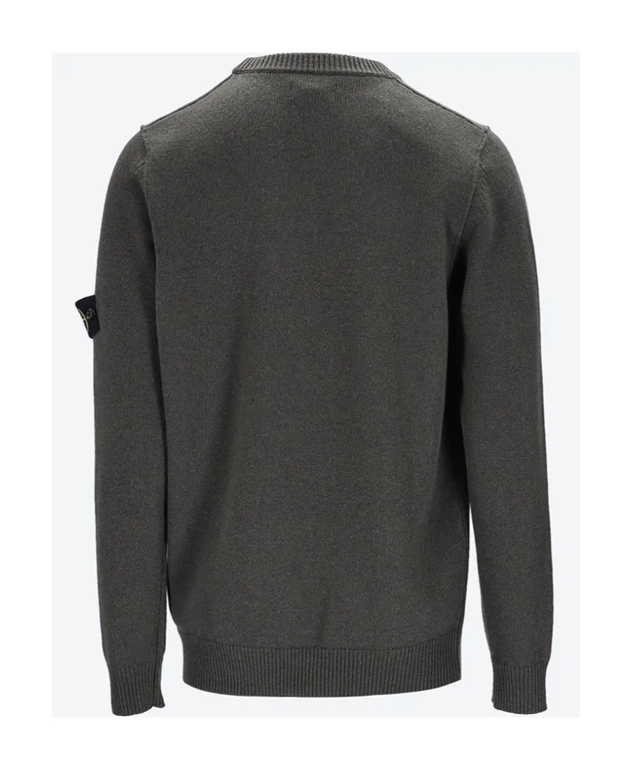 Logo Patch Crewneck Jumper