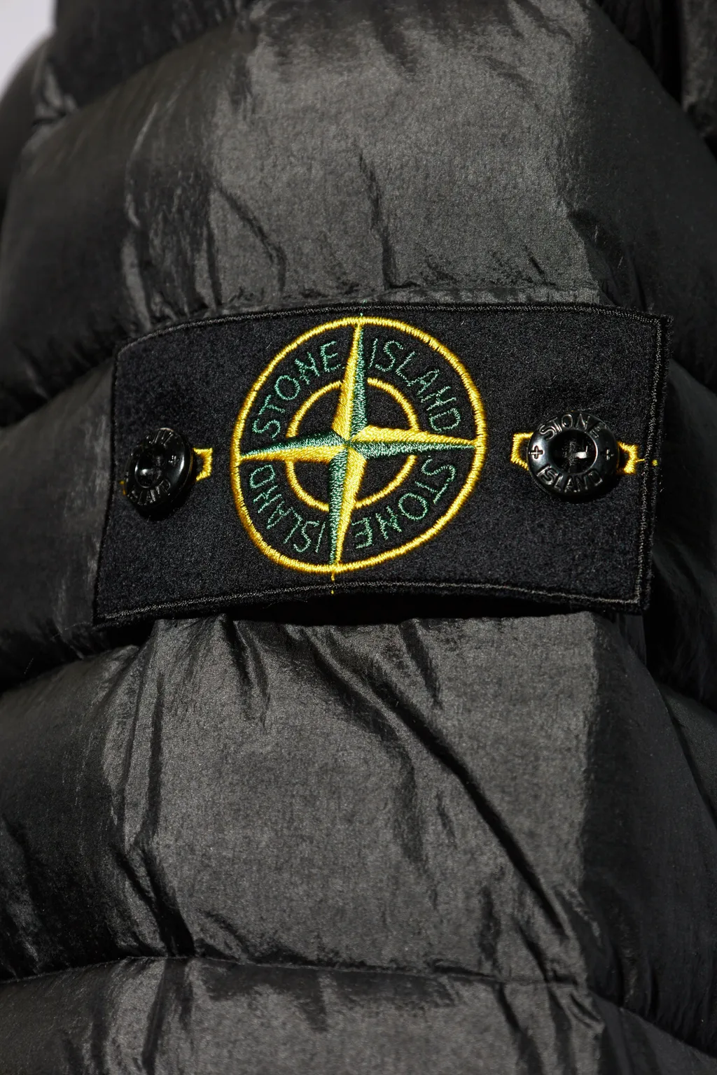 Logo Patch Zip-Up Puffer Jacket