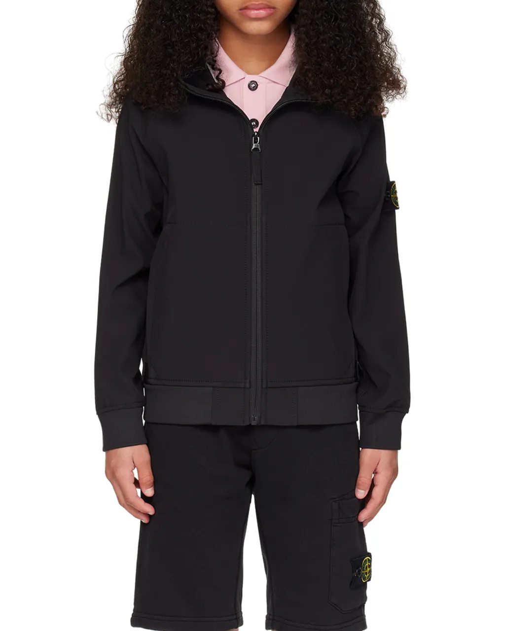 Zipped Straight Hem Hooded Jacket