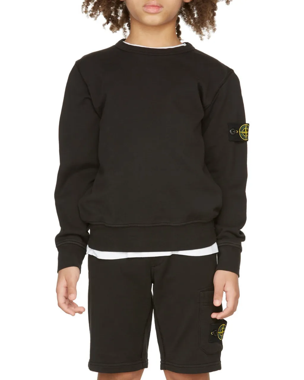 Teen Compass-Patch Crew-Neck Sweatshirt