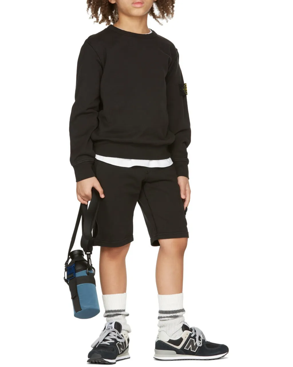 Teen Compass-Patch Crew-Neck Sweatshirt